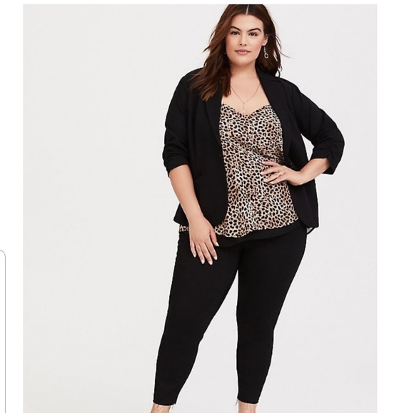 Torrid Tops - Leopard Chiffon Swing Cami
